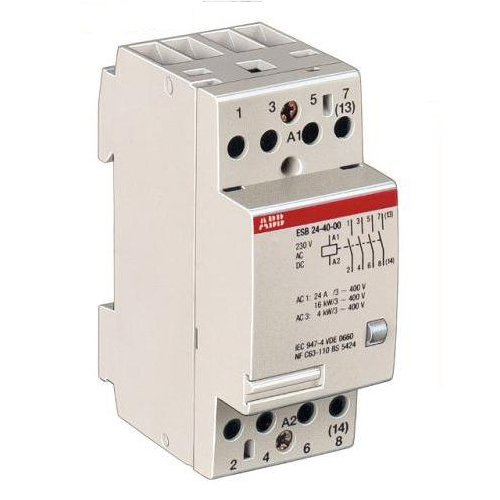 Модульный контактор ABB ESB-40-40 (ESB40-40N-06) 40А AC1 катушка 230В .